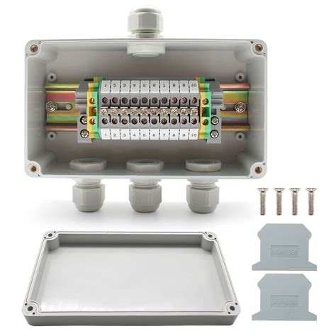 din rail junction box|din rail mounted junction box.